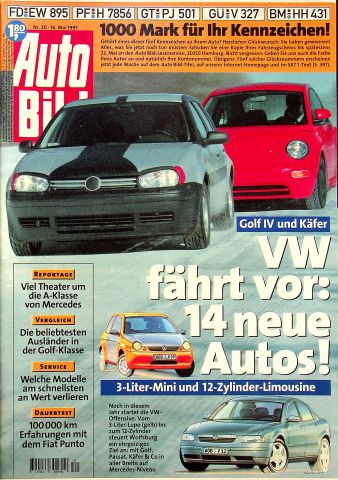 Deckblatt Auto Bild (20/1997)